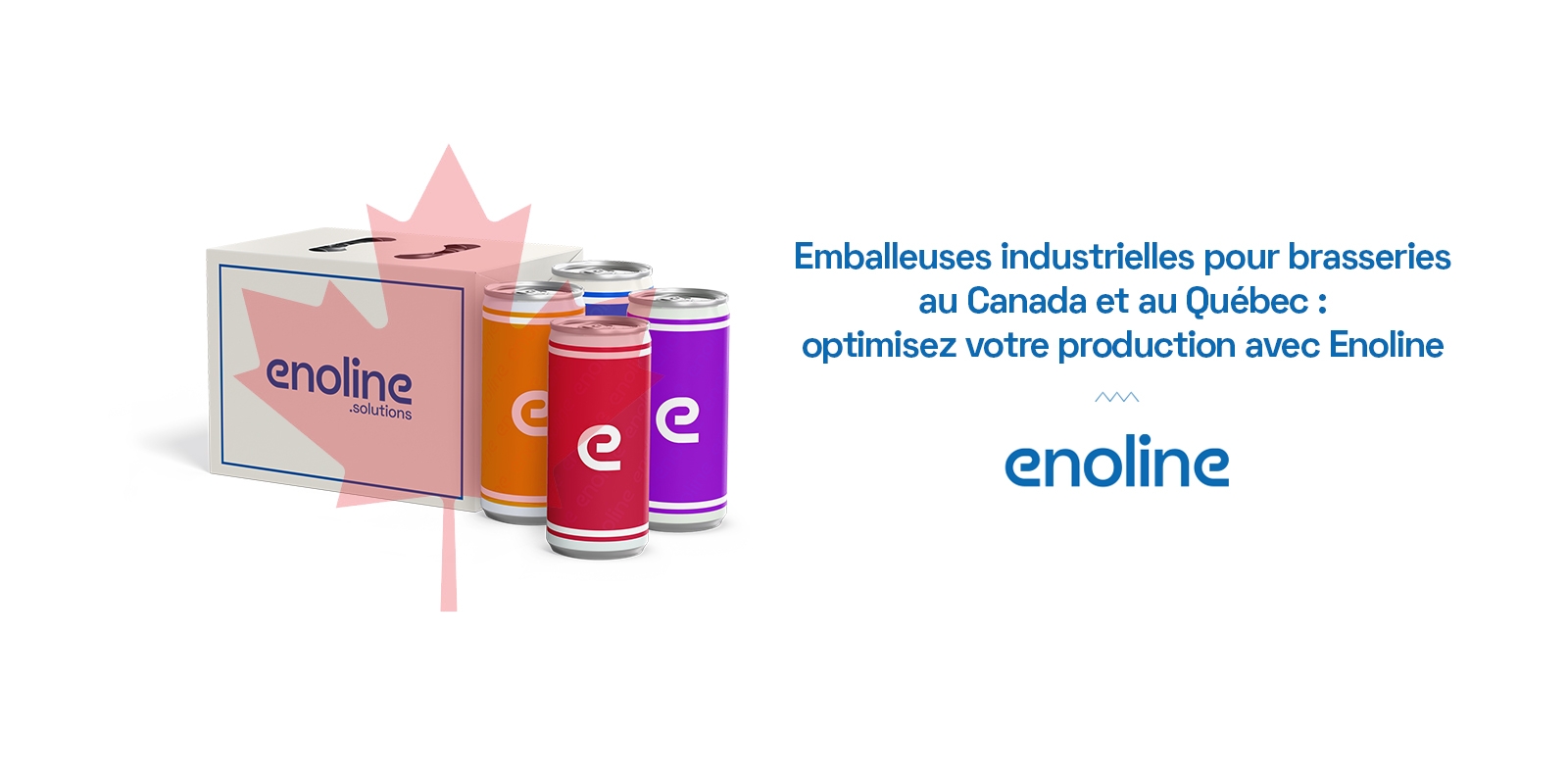 Emballeuses industrielles pour brasseries au Canada et au Québec optimisez votre production avec Enoline