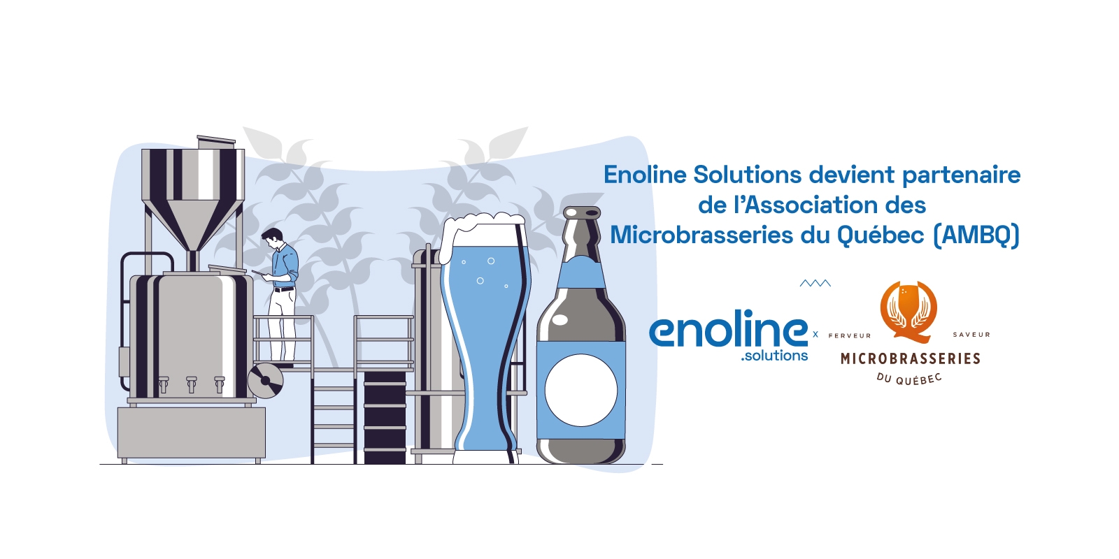 Enoline Solutions devient partenaire de l Association des Microbrasseries du Québec AMBQ