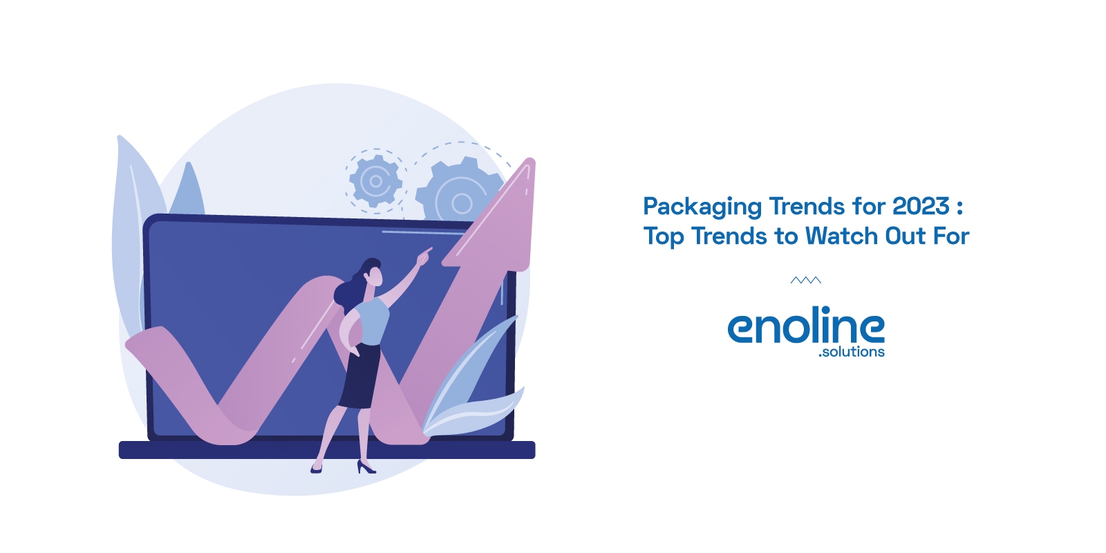 Enoline illustration packaging trends 2023