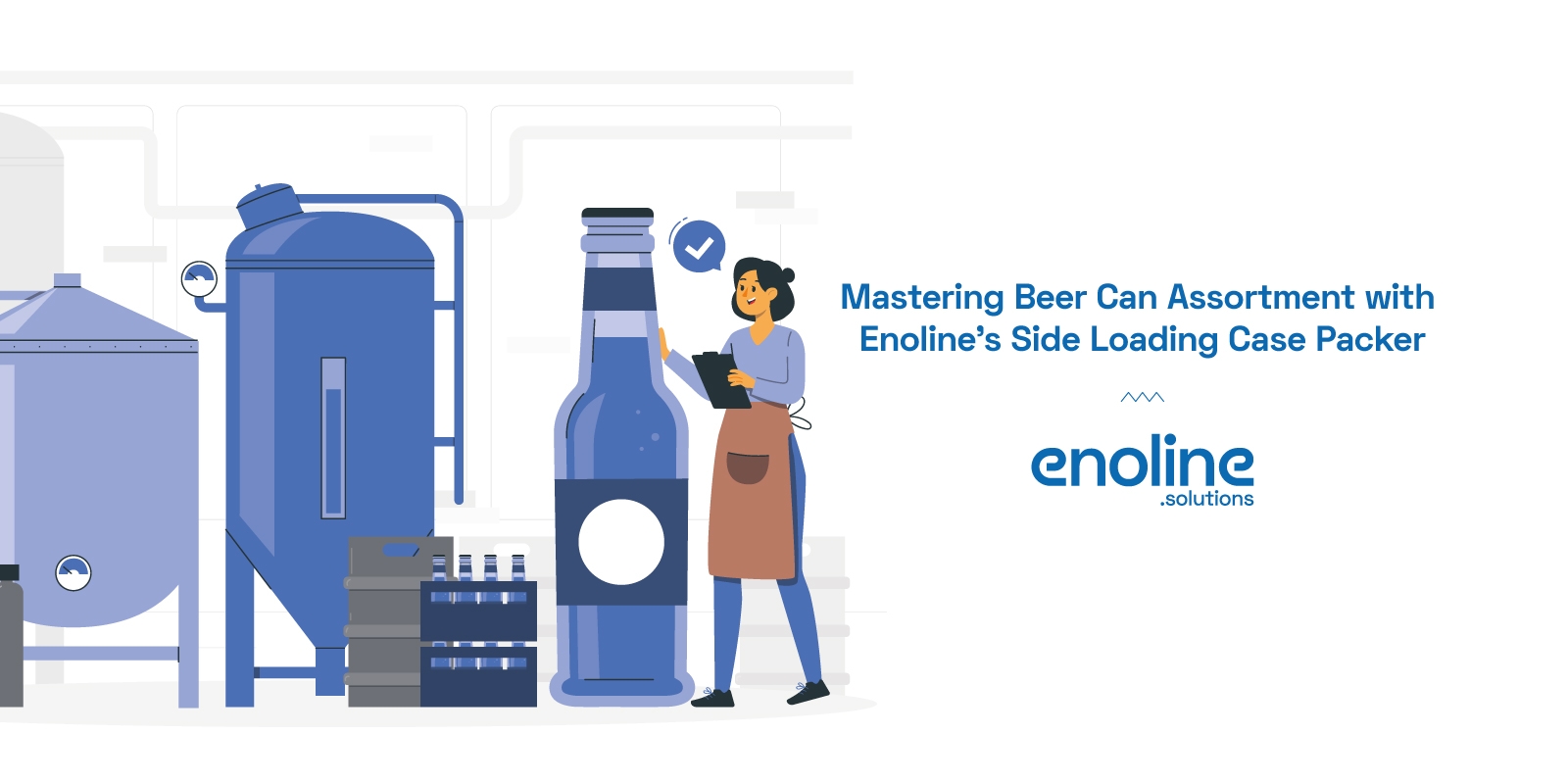 Mastering Beer Can Assortment with Enolines Side Loading Case Packer