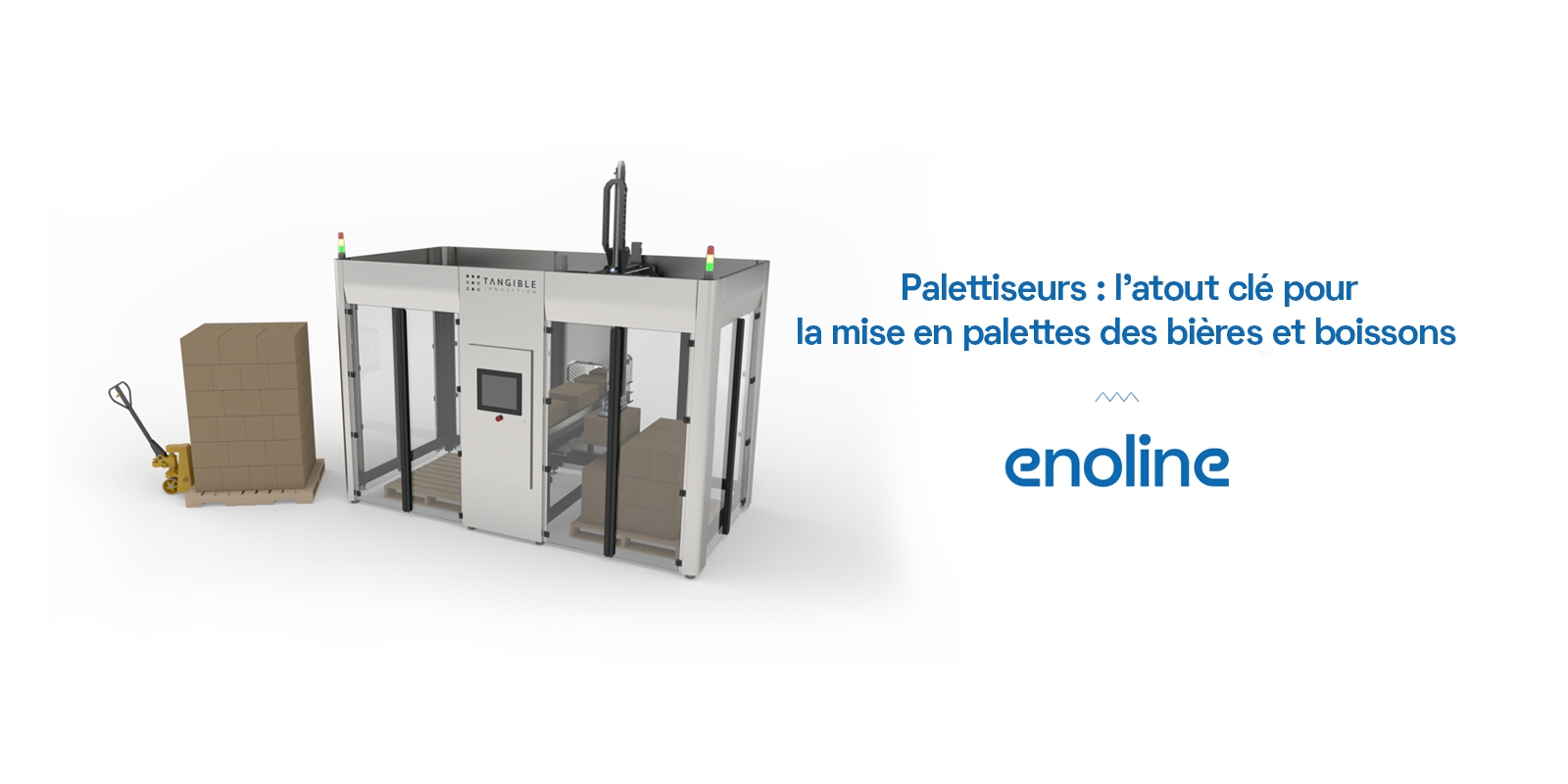 Palettiseurs atout clé pour la mise en palettes des bières et boissons