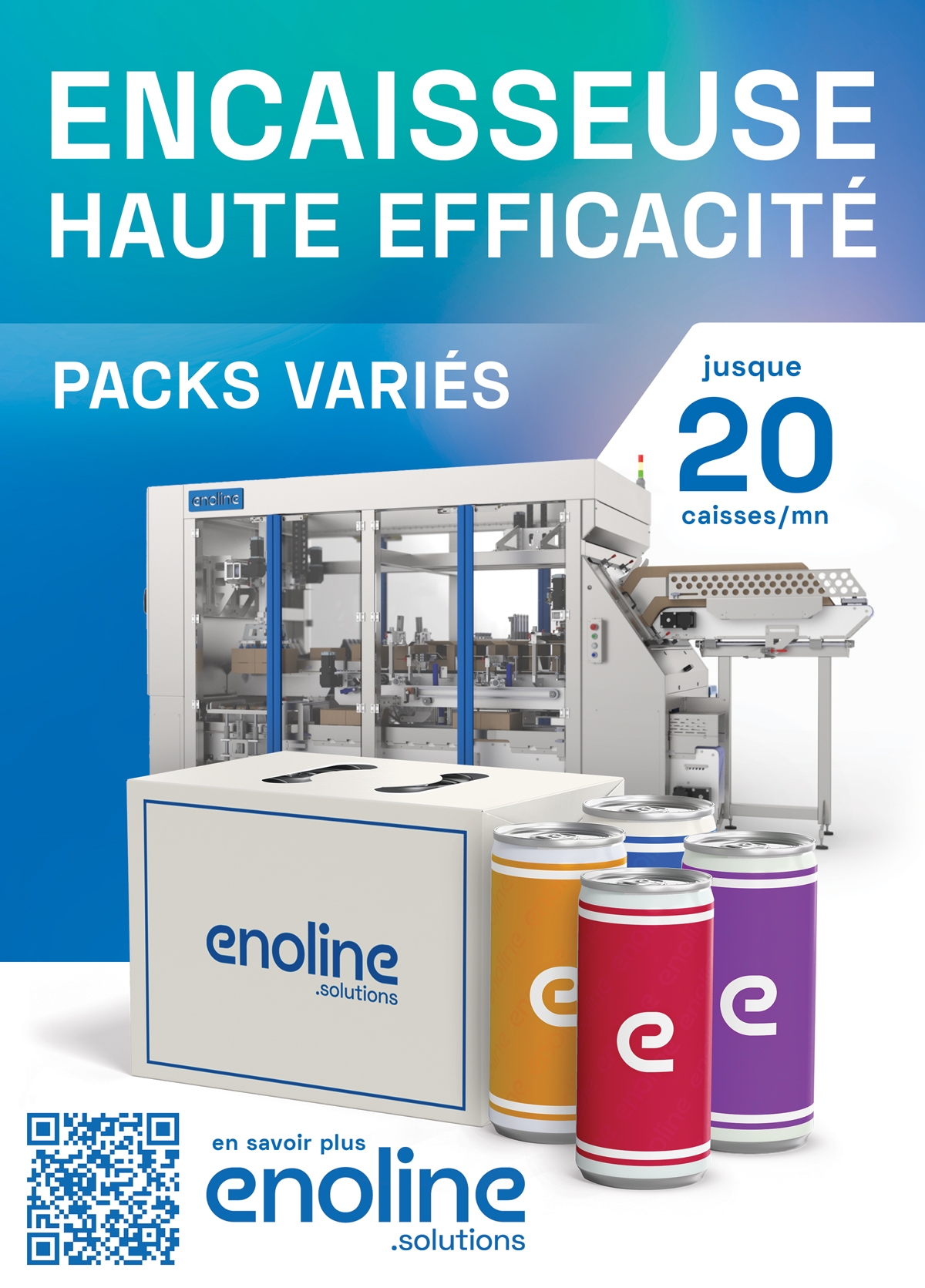 encaisseuse haute efficacité pack varié mix bière canettes