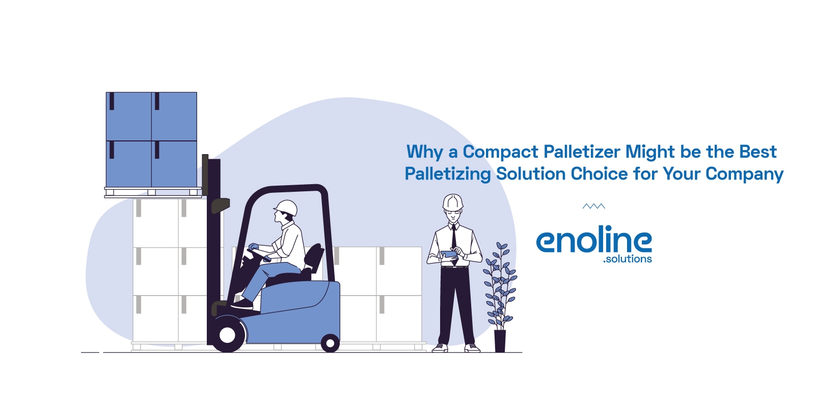 Compact palletizer